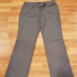 Jones New York Straight Leg Gray Business Casual Dress Pants Women's Size 6
